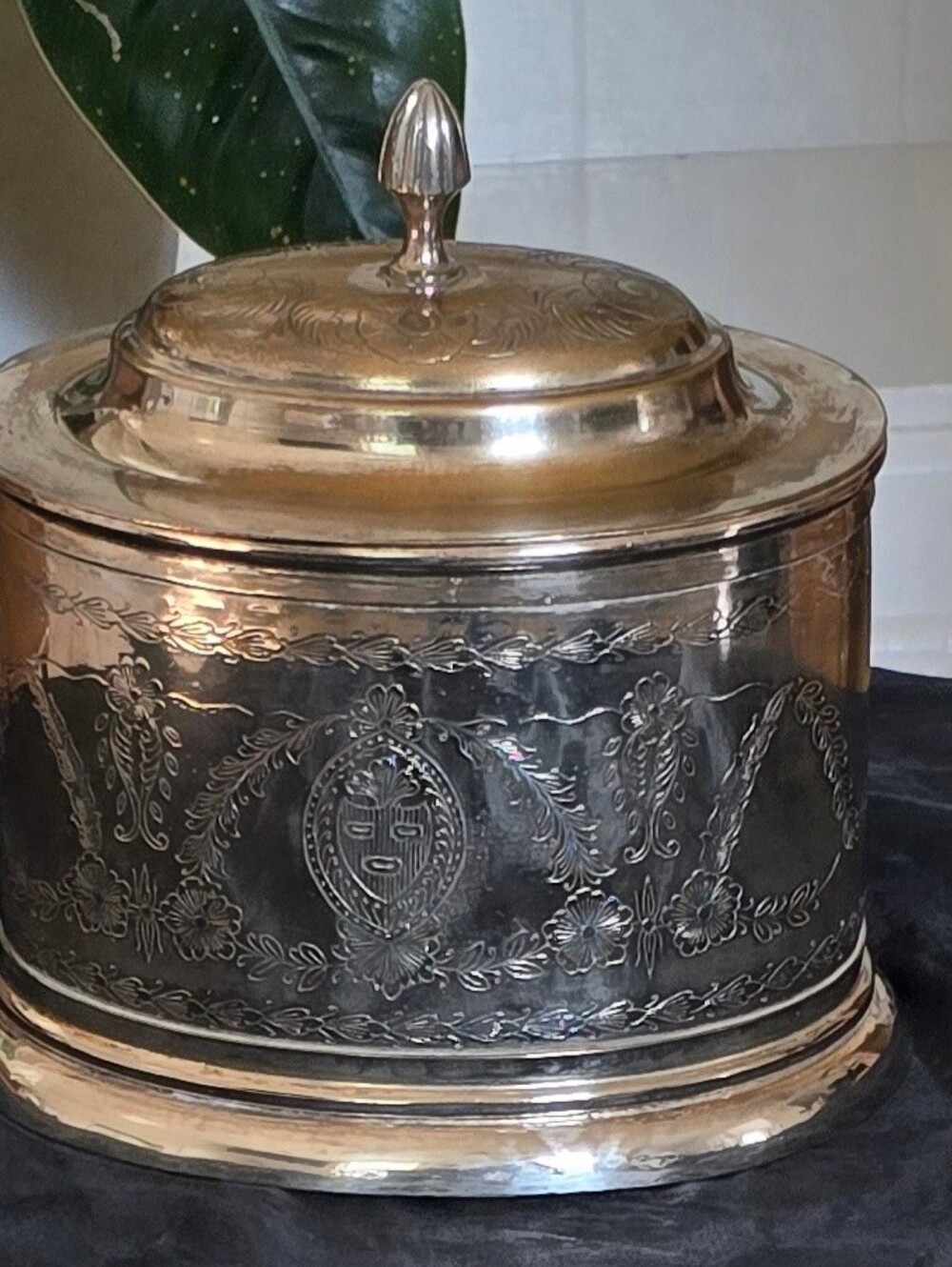 Vtg International Silver Co Silverplated Lidded
